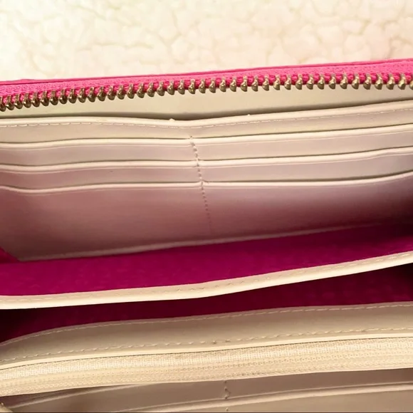 Kate Spade Moroccan Market Pink Zip Wallet - Picture 5 of 12